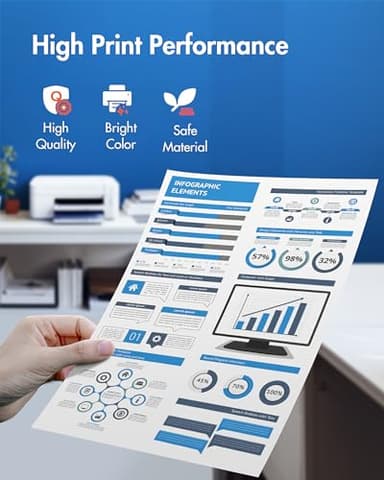 414X Toner Cartridge (with Chip) Replacement for HP 414X Toner Cartridges 4 Pack High Yield, Works with HP Color Laserjet Pro MFP M479fdw Toner, Color Laserjet Pro M454dw M454dn M480f M455dn Printer - Image 4