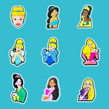 25Pcs Cute Shoe Charms for Croc, Cartoon Shoe Decoration for Shoes Bracelet Wristband Clog Sandals Birthday Party Favors - Image 2