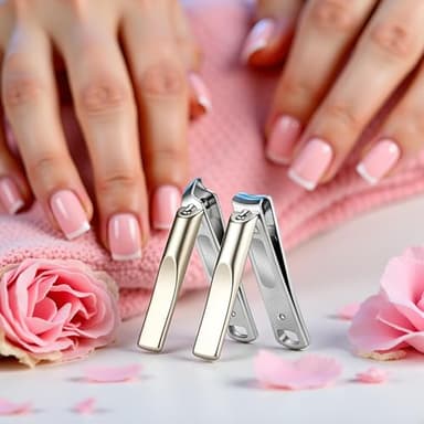 2025 Ultra Sharp Nail Clippers Set for Men & Women – 2 Pack Stainless Steel Fingernail & Toenail Clippers, Professional Manicure & Pedicure Tools with Storage Case - Image 8
