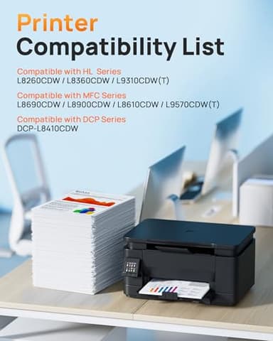 E-Z Ink TN436 Toner Cartridge Compatible for Brother TN436 TN-436 Toner Replacement for TN436 TN433 TN431 to Use with Brother HL-L8260CDW, L8360CDW, MFC-L8690CDW, L8900CDW, DCP-L8410CDW Printers - Image 2