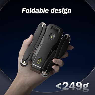 K600GPS Drone with Camera for Adults, 4.5 inch LCD RC Screen, 32G SD Card, GPS Drone Auto Return, Gesture Flight, Brushless Motor, Optical Flow,3 Speeds for Adults/Beginners, Under 249g - Image 5