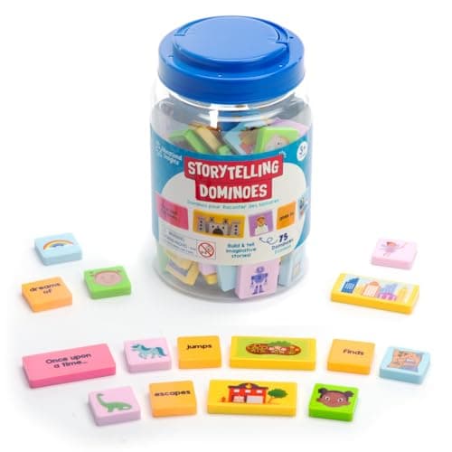 Educational Insights Storytelling Dominoes - Creative Story Prompt Toys & Social Skills Activities, Create Your Own Adventure Sequencing Games, Fun Conversation Starters & Gifts for Kids Ages 3+ - Image 1