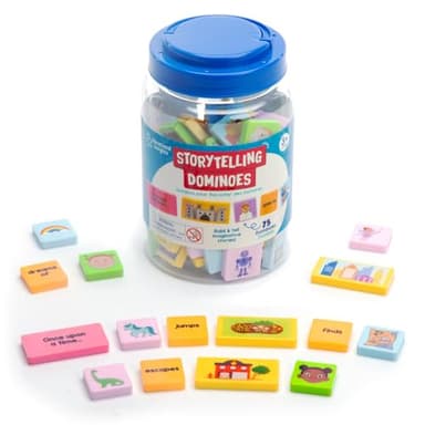 Educational Insights Storytelling Dominoes - Creative Story Prompt Toys & Social Skills Activities, Create Your Own Adventure Sequencing Games, Fun Conversation Starters & Gifts for Kids Ages 3+ - Image 1