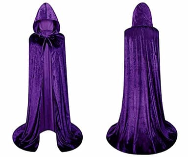 LHJ Adult Halloween Costumes Cape Cloak Knight Witches Vampires Cosplay - Image 4