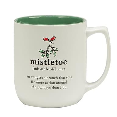 Certified International Christmas Fun Green Sayings 16 oz. Mugs, Set of 6 Assorted Designs - Image 2