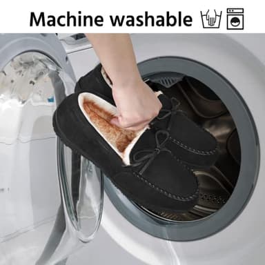 MIXIN Mens Slippers Indoor Outdoor Memory Foam House Shoes Anti-Slip Moccasins Slippers for Men - Image 6