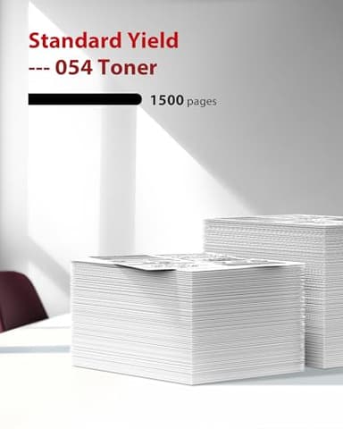 054 Black Toner Cartridge - Compatible Replacement for Canon 054 054H Toner, Works with Canon Color imageCLASS MF642Cdw Toner Cartridges, MF644Cdw, MF641Cdw, MF644Cdw, LBP622Cdw Laser Printer (1-Pack) - Image 3