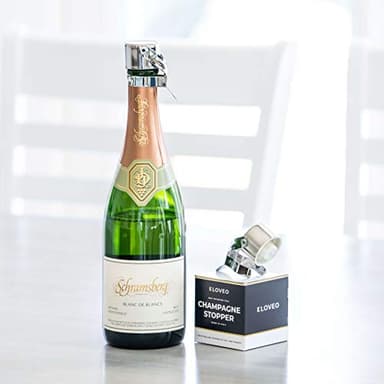 KLOVEO Champagne Stoppers - Patented Seal - Made in Italy - Professional Grade WAF Champagne Bottle Stopper - Prosecco, Cava, and Sparkling Wine Bottle Stopper - Image 6
