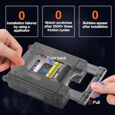 Tensea 6Pack Compatible with Apple Watch Series 11/10 Screen Protector 46mm Accessories, Soft Film with Installation Kit, Face Case Cover for iWatch Series 11/10 - Image 3