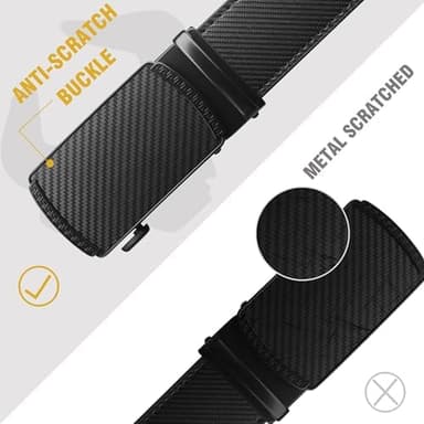 Men's Belts Leather Ratchet Dress Belts for Men Adjustable Belt for Casual Jeans - Image 4