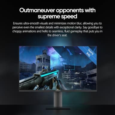 ARZOPA 32” 4K UHD (3840x2160) Gaming Monitor 144HZ IPS Screen, Height Adjustable Stand, VESA Mountable, Support AMD Freesync & NVIDIA G-Sync, DP 1.4, HDMI 2.1 -M3RC - Image 5