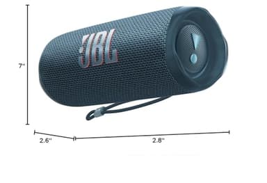JBL Flip 6 - Portable Bluetooth Speaker, powerful sound and deep bass, IPX7 waterproof, 12 hours of playtime, JBL PartyBoost for multiple speaker pairing for home, outdoor and travel (Blue) - Image 8