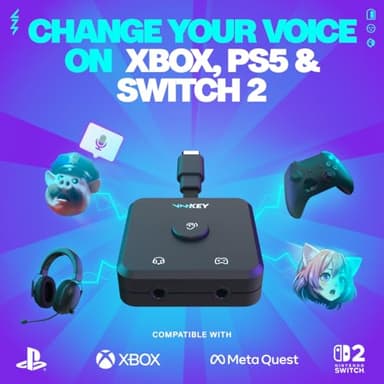 Voicemod Key - VMKey Real-Time Live AI Voice Changer and Soundboard for Gaming Consoles (PS5, PS4, Xbox, SWITCH2) - Image 2