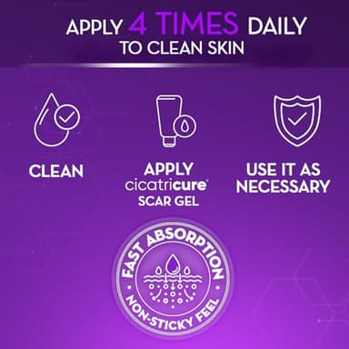 Cicatricure Advanced Scar Gel for Face & Body - Proven Results in 2 Weeks, Scar Treatment for Surgical Scars, Stretch Marks, Scars of Burns and Injuries, Acne Scar Treatment, 1 oz (28 g) - Image 6