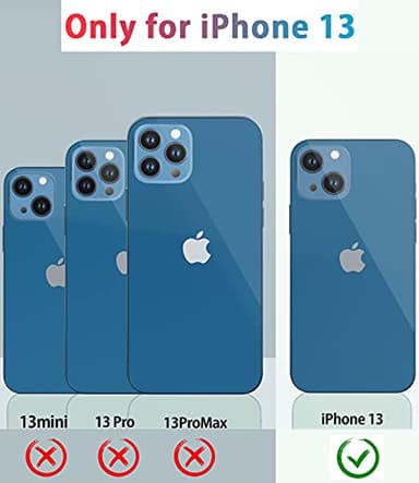 Diverbox for iPhone 13 Case [Shockproof] [Dropproof] [Dust-Proof],Heavy Duty Protection Phone Case Cover for Apple iPhone 13 (Red) - Image 7