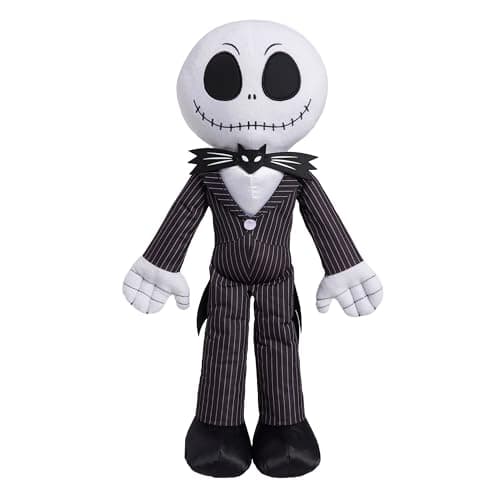 Just Play Disney Tim Burton's The Nightmare Before Christmas 19.5-inch Large Plush Jack Skellington, Kids Toys for Ages 3 Up - Image 1