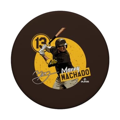 Manny Machado | San Diego Baseball MLB Players | MLBMAC4056 PopSockets Adhesive PopGrip - Image 3