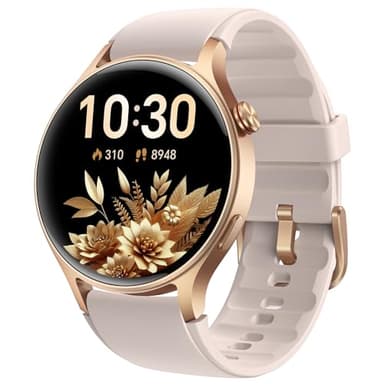 aeac Smart Watch for Women, 1.32'' AMOLED Ultra-Clear Screen Activity Trackers with Heart Rate/Sleep/SpO2 Monitor, Smartwatch for iPhone/Samsung/Android, 110+ Sport Modes Waterproof Fitness Watch - Image 1