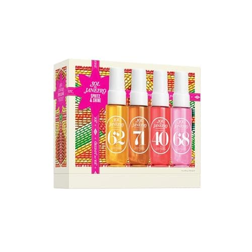 SOL DE JANEIRO Spritz & Shine Cheirosa Perfume Mist Set | Amazon Exclusive | Perfume Mist Discovery Set of 4 | Holiday Gift Set - Image 1