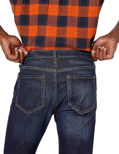 Amazon Essentials Men's Slim-Fit Jeans - Discontinued Colors, Indigo Wash, 34W x 30L - Image 4