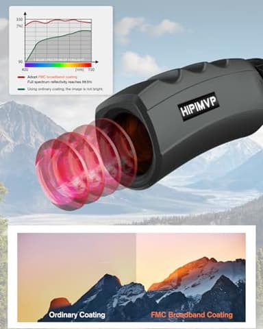 8x25 Pocket Mini Monocular Telescope for Hunting,BAK4 Prism FMC Lens Monoculars for Kids Adults Bird Watching Hiking Camping Wildlife - Image 2