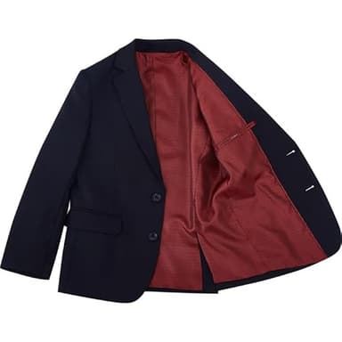 BOLADA Boys' Black Slim Fit Formal Classic 6-Piece Suit Set Size 12 Big Boys Toddler Tuxedos Suits for Kids Teen Youth Wedding Outfit Ring Bearer Outfit - Image 8