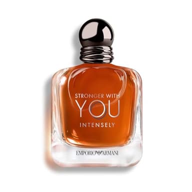 Armani Beauty - Stronger With You Intensely - Cologne for Men - Fougère Ambery Woody Men’s Fragrance - Pink Pepper, Lavender, Vanilla Notes - 3.3 Fl Oz - Image 1