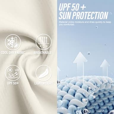 Toumett Women's UPF 50+ Long Sleeve UV Sun Protection Shirts, Fishing Hiking Travel Shirt,Breathable and Fast Dry(5071,Light Khaki,L) - Image 8