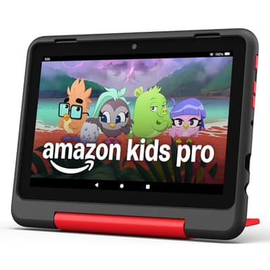 Amazon Fire HD 8 Kids Pro tablet (newest model), ages 6-12. Bright 8" HD screen, includes ad-free content, parental controls, 13-hr battery, slim case for older kids, 32GB, Marvel Avengers - Image 1