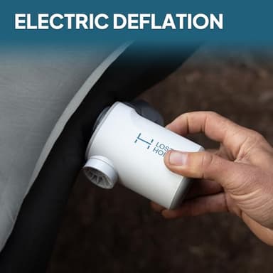 LOSTHORIZON Camping Air Mattress with Foam for Tesla, Self Inflating Sleeping Pad with Air Pump, 4.5" Thick, R-Value 13, Model Y - Image 4