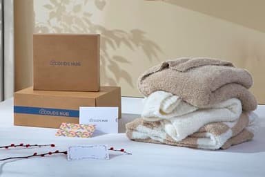 CLOUDS HUG Oversized King Knit Blanket for Couch - Super Soft Extra Large Throw Blankets for Bed， Fluffy Fuzzy Plush Lightweight Cozy Blanket，Dark Grey，120" x 120" - Image 8