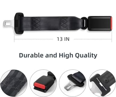Lmuwecno 2Pcs Womens Metal Belt -Duty – Extender pack Quick Release Buckle for Buckle Replacement 14 Inch - Image 2