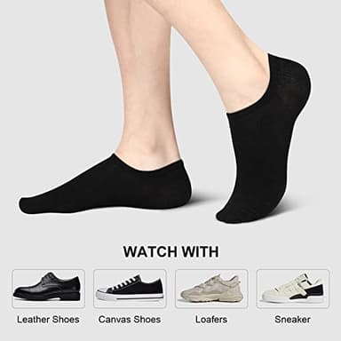 wernies No Show Men Socks, Low Cut Ankle Sock, Men Short Socks Casual Cotton Socks Size 11-13 - Image 7