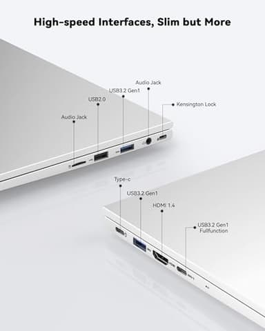 NIMO 15.6'' IPS FHD-Student-Laptop, 32GB RAM 1TB SSD AMD Ryzen 5(Beat i5-1135G7, 4 Cores Up to 3.7GHz) Computer with 65W Type-C, 2 Years Warranty, Fingerprint, Backlit Keyboard, BT5.2, Numpad, Blue - Image 4