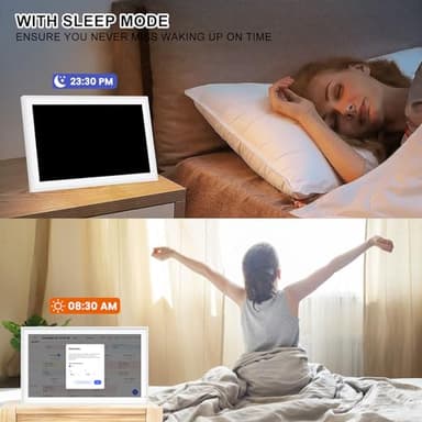 21.5 Inch Digital Calendar, Smart Digital Planner & Chore Chart, IPS FHD 1920x1080 Wall Touch Screen Display for Family Schedules - Share Photos/Videos via App - Image 6