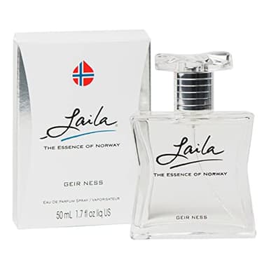 Geir Ness Laila Eau de Parfum Spray - Long Lasting Fresh, Airy and Clean Fragrance for Women - Blend of Fruity and Floral Scent (1.7 oz) - Image 1