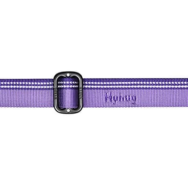 Hyhug Pets 3M Reflective Safe 6 FT Dog Leash - Fashion and Sturdy Jacquard Weave Nylon Lead for Giant Large Medium Dogs Walking, Jogging,Camping and Training. (6 FT, Ultra Violet) - Image 6