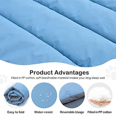 Heeyoo Outdoor Pet Bed, Water-Resistant Camping Mat, Machine-Washable Travel Bed, Foldable for Small to Large Dogs and Cats - Image 3