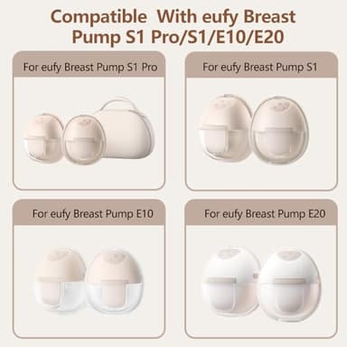 4pcs Silicone Diaphragms Compatible with eufy S1 Pro/S1/E10/E20 Wearable Breast Pump, Replace for eufy Pump Parts Diaphragm,Not Original eufy Parts - Image 2