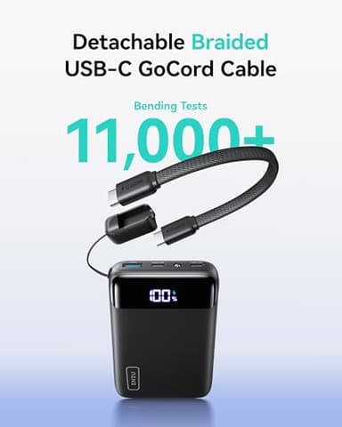 INIU Portable Charger, Smallest 22.5W 20000mAh USB C in & Out Power Bank Fast Charging, PD 3.0+QC 4.0 LED Display Phone Battery Pack Compatible with iPhone 17 16 15 14 Pro Samsung S24 Google iPad etc - Image 4
