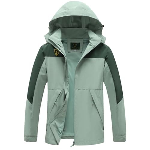 GIISAM Rain Jacket Womens Waterproof with Hood, Lightweight Rain Jackets Packable Raincoat Windbreaker Coat for Women - Image 1