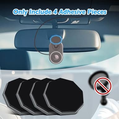 CERCGVEL 4Pcs/6Pcs Adhesive Metal Piece Compatible with Garmin Low-Profile Magnetic Mount, Compatible with Dash Cam Mount 45/46/47/55/56/57/65W/66W/67W/Tandem/Speak Plus (Not Include Support) (4 Pcs) - Image 7