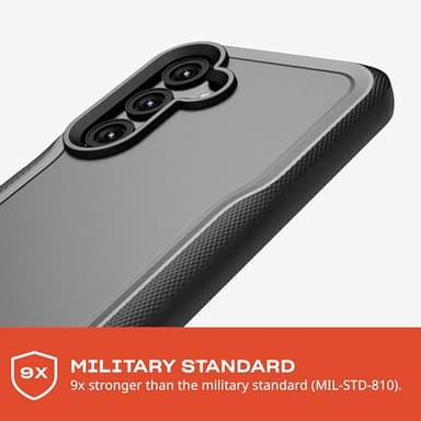 Tech21 Evo Pro Samsung S24 Case: 20ft Military Drop Proof Protection, Case for Galaxy S24 with Enhanced Camera Protection, 2 Lanyards Included for Durability and Safety - Black - Image 6