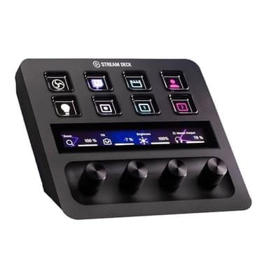 Elgato Stream Deck + XLR - Audio Mixer & Controller, Rear XLR-to-USB Mic Interface, Compatible with any Mic for Podcasting, Streaming, Content Creators, dials and LCD keys, PC/Mac - Image 4