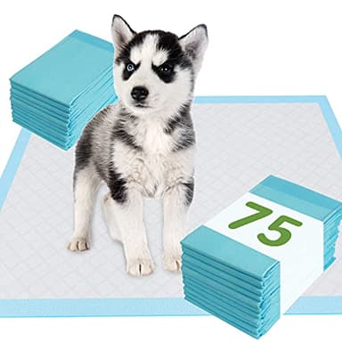 Deep Dear Pet Training and Puppy Pads 24"x24" (75 Count), Super Absorbent Pee Pads for Dogs, Leak-Proof Dog Potty Training Pads for Puppies, Cats, Rabbits, Disposable Pet Pads for Housetraining - Image 9