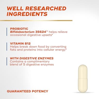 Align Probiotic Bloating Relief + Food Digestion, Probiotics for Women and Men, #1 Doctor Recommended Brand‡, Promotes Digestive Health and Helps Support the Metabolism of Food*, 28 Capsules - Image 3