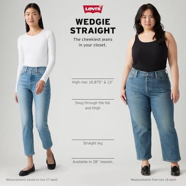 Levi's Women's Wedgie Straight Jeans, Maximum Effort, 31 - Image 4
