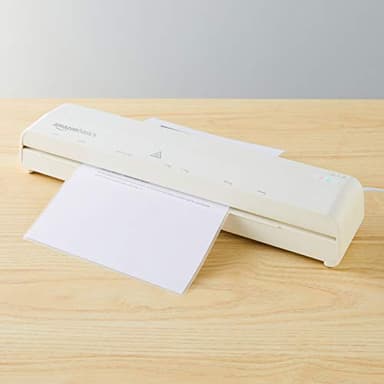 Amazon Basics 12 inch Thermal Laminator Machine, 1 Min Warm-Up, Home/Office/School Use, 20 Pouches Included, White - Image 6