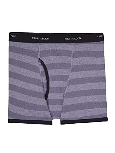 Fruit of the Loom Boys' and Toddler Boxer Briefs, Tag Free & Breathable Underwear, Color Multipacks, 10 Pack-Assorted Stripes - Image 2