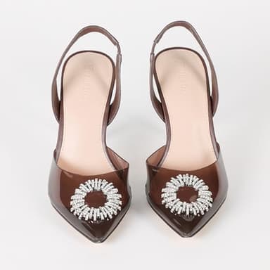 The Drop Women's Klara Clean Pointed Toe, Chocolate, 8.5 - Image 6